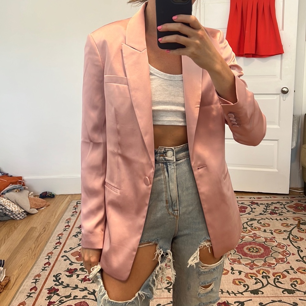 New - pink blazer